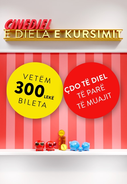 CineDIEL — bileta 300 L, çdo e diel e parë